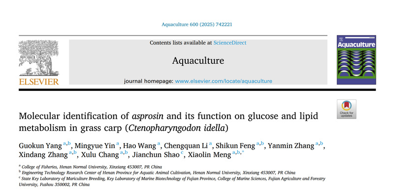 本课题组在《Aquacultu...