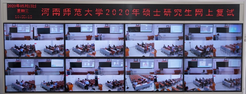 各考场复试在顺利进行中