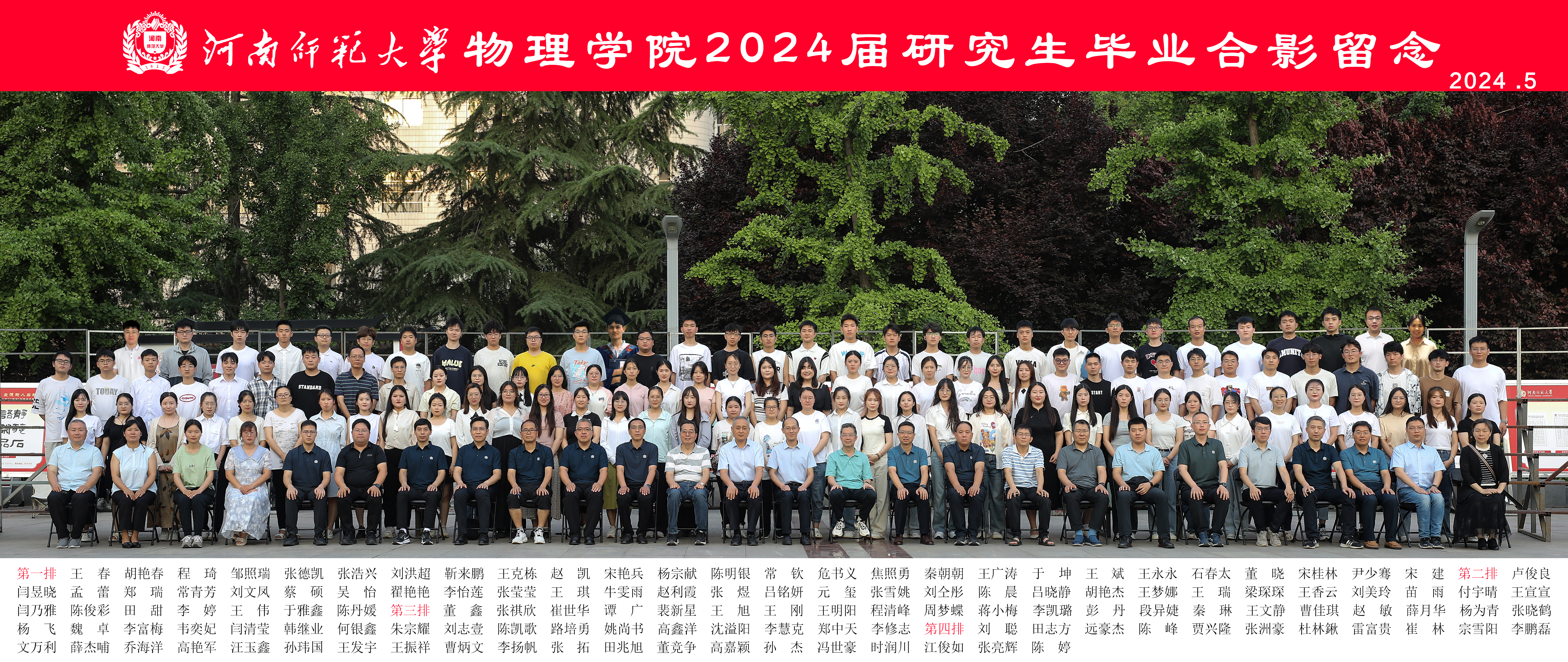 物理学院2024届研究生毕业合...
